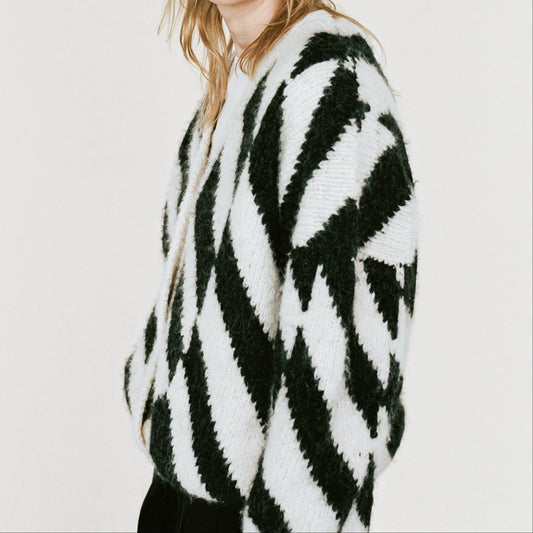 Martina superflauschige Alpaka-Strickjacke