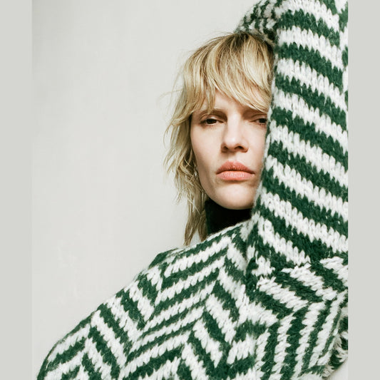 Leticia superflauschige Alpaka-Strickjacke