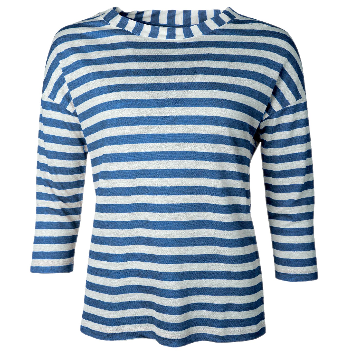 Shirt mit 3/4 Arm aus Leinen