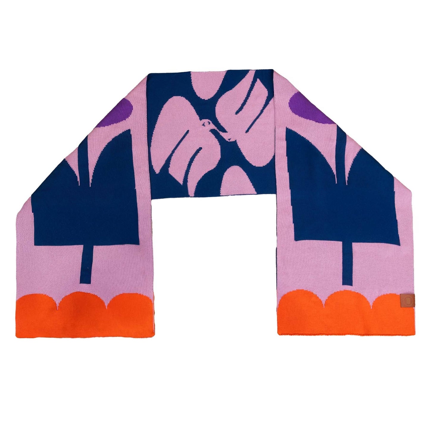 bunter Bio-Baumwoll Schal