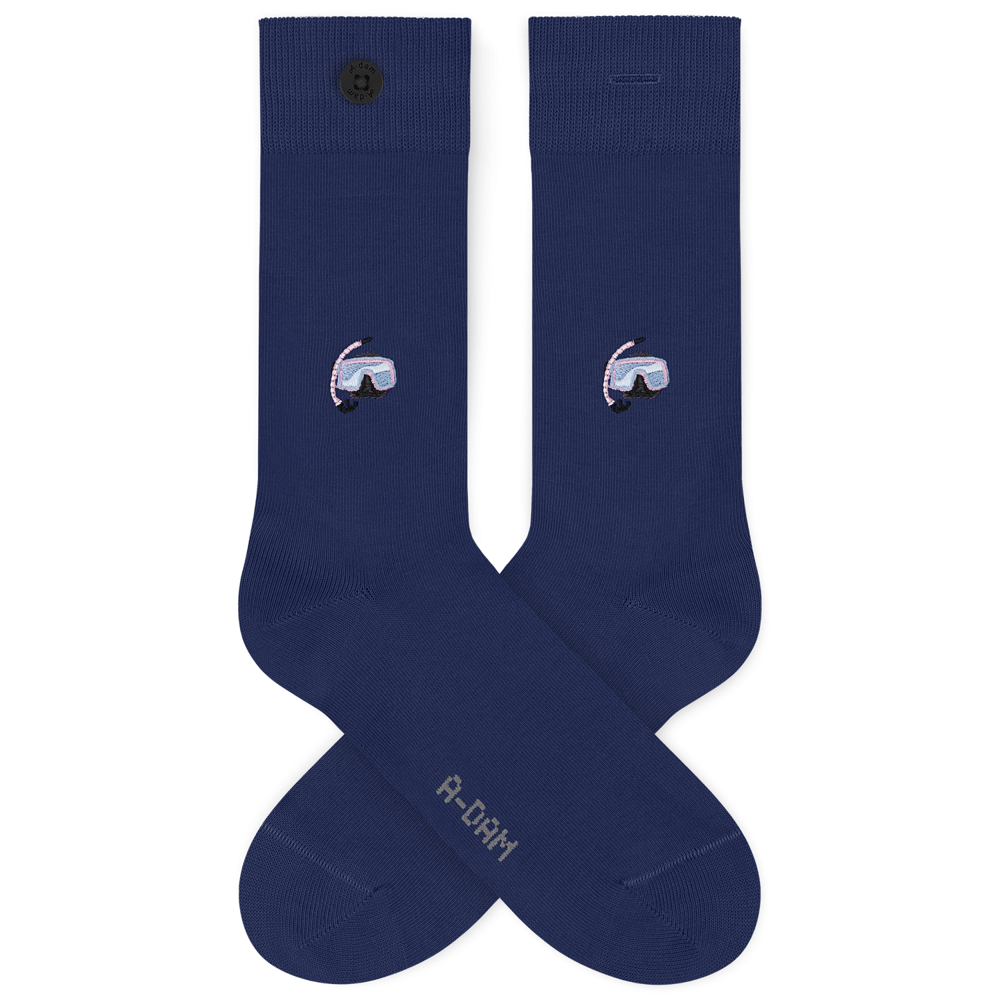Socken mit Stickerei
