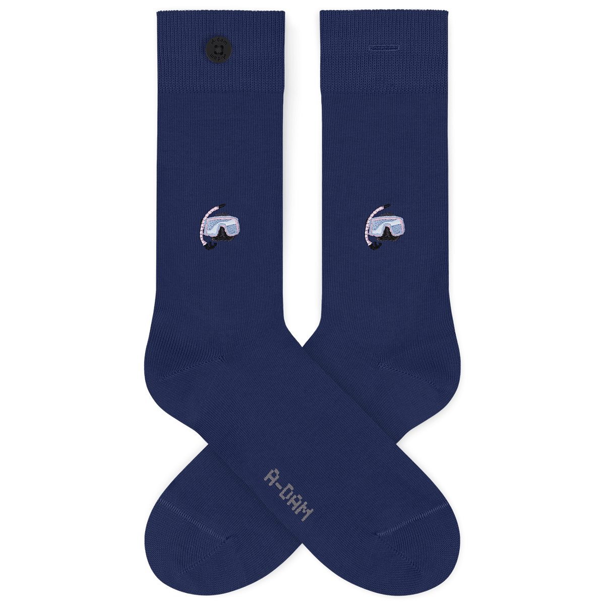 Socken mit Stickerei