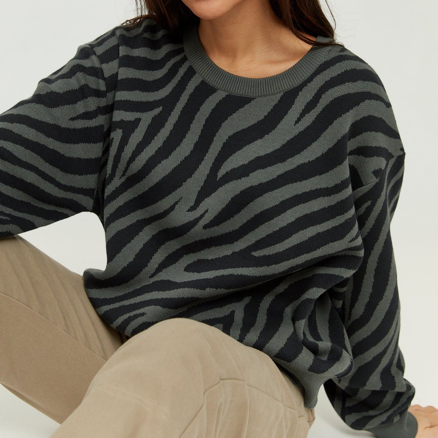 Narina Strickpullover aus Baumwolle