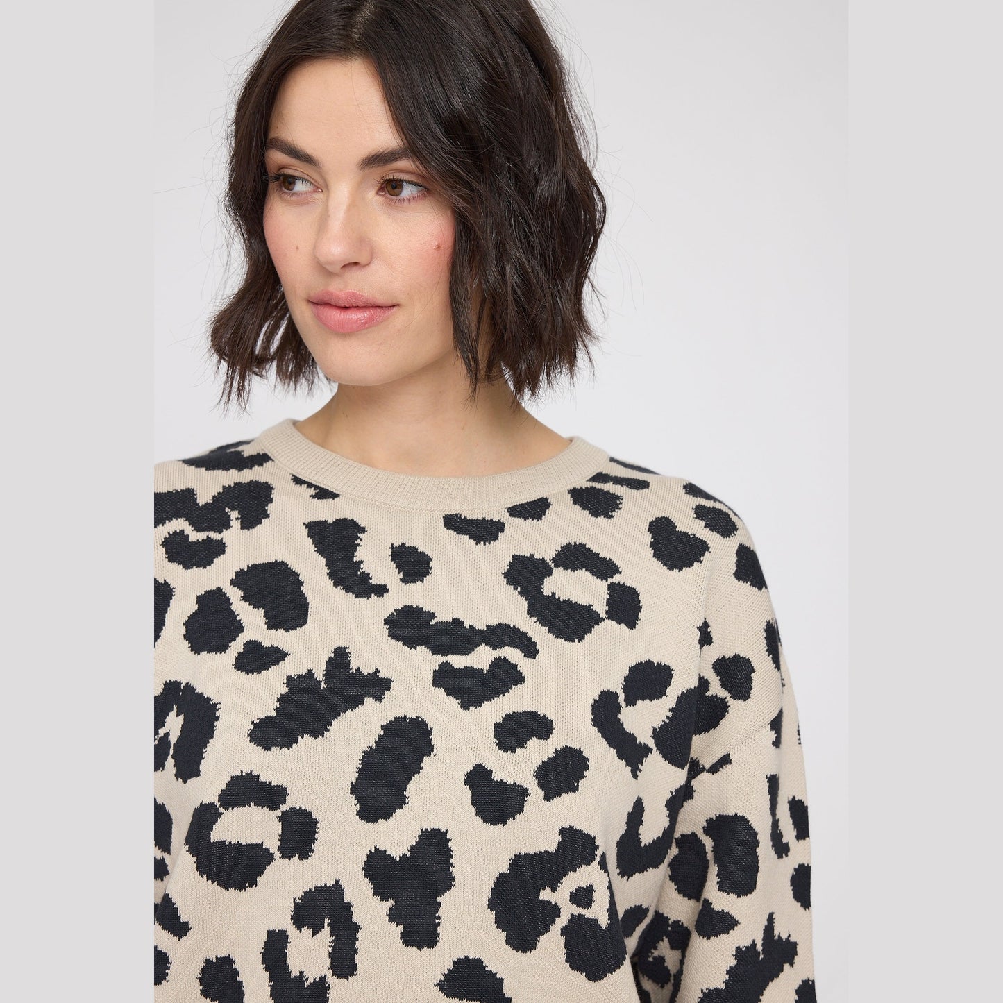 Leo-Strickpullover aus Bio-Baumwolle