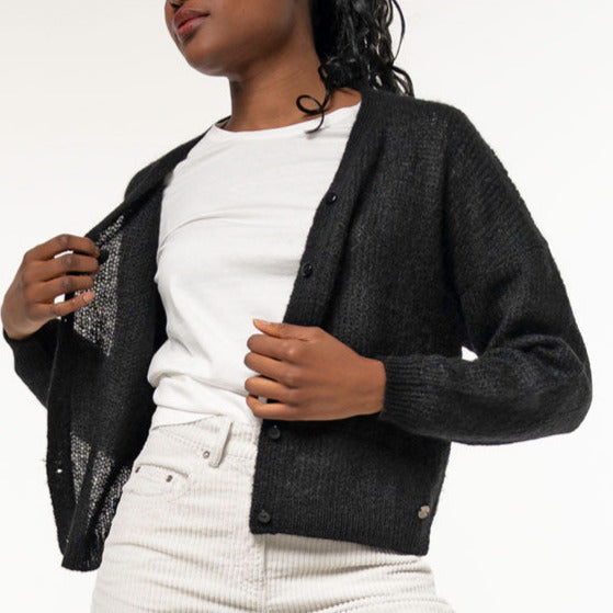 leichte Strickjacke aus Alpaka