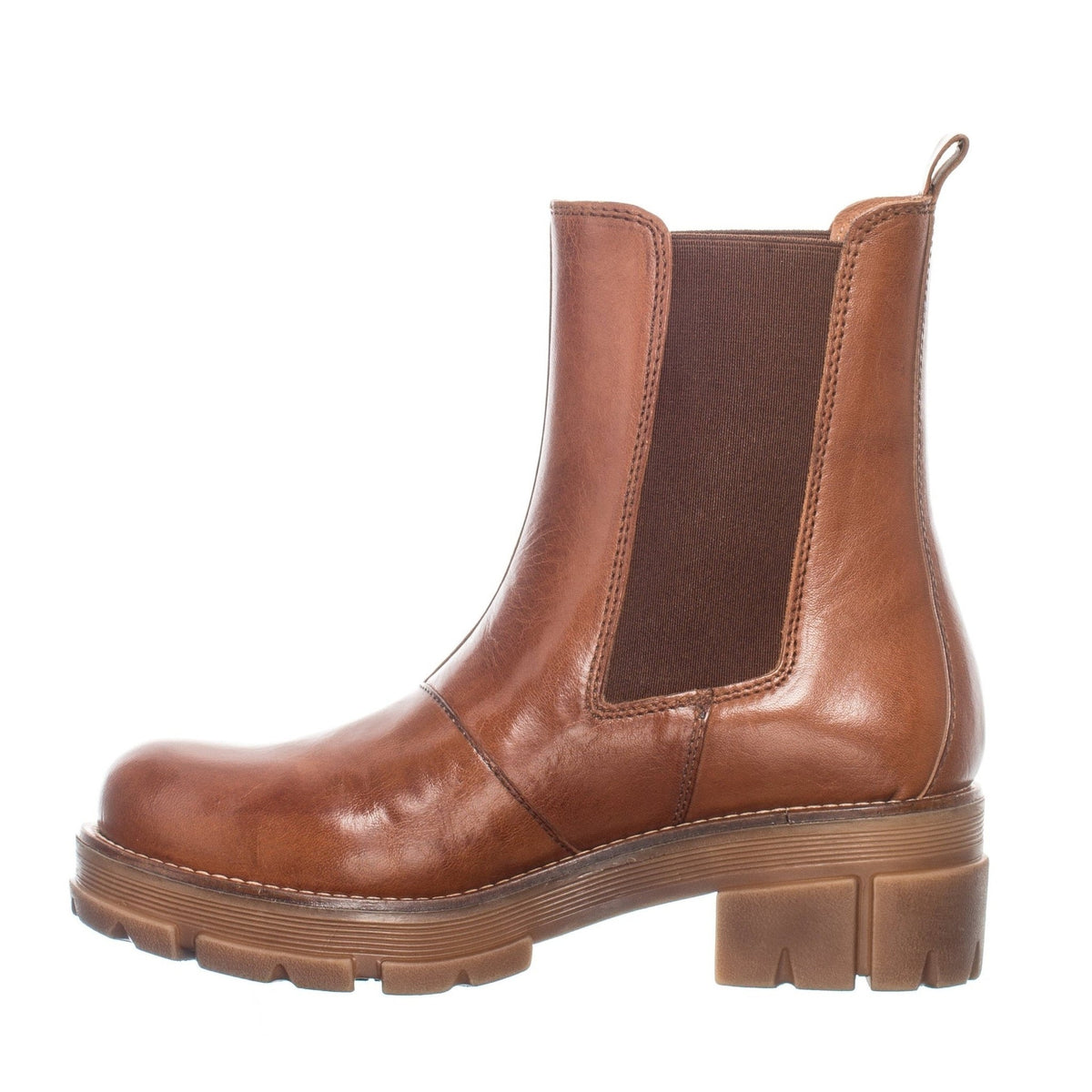 Leder-Chelsea-Boots, uni, Cecilia