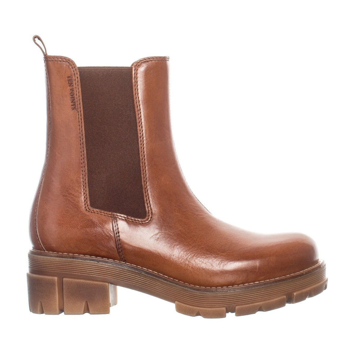Leder-Chelsea-Boots, uni, Cecilia