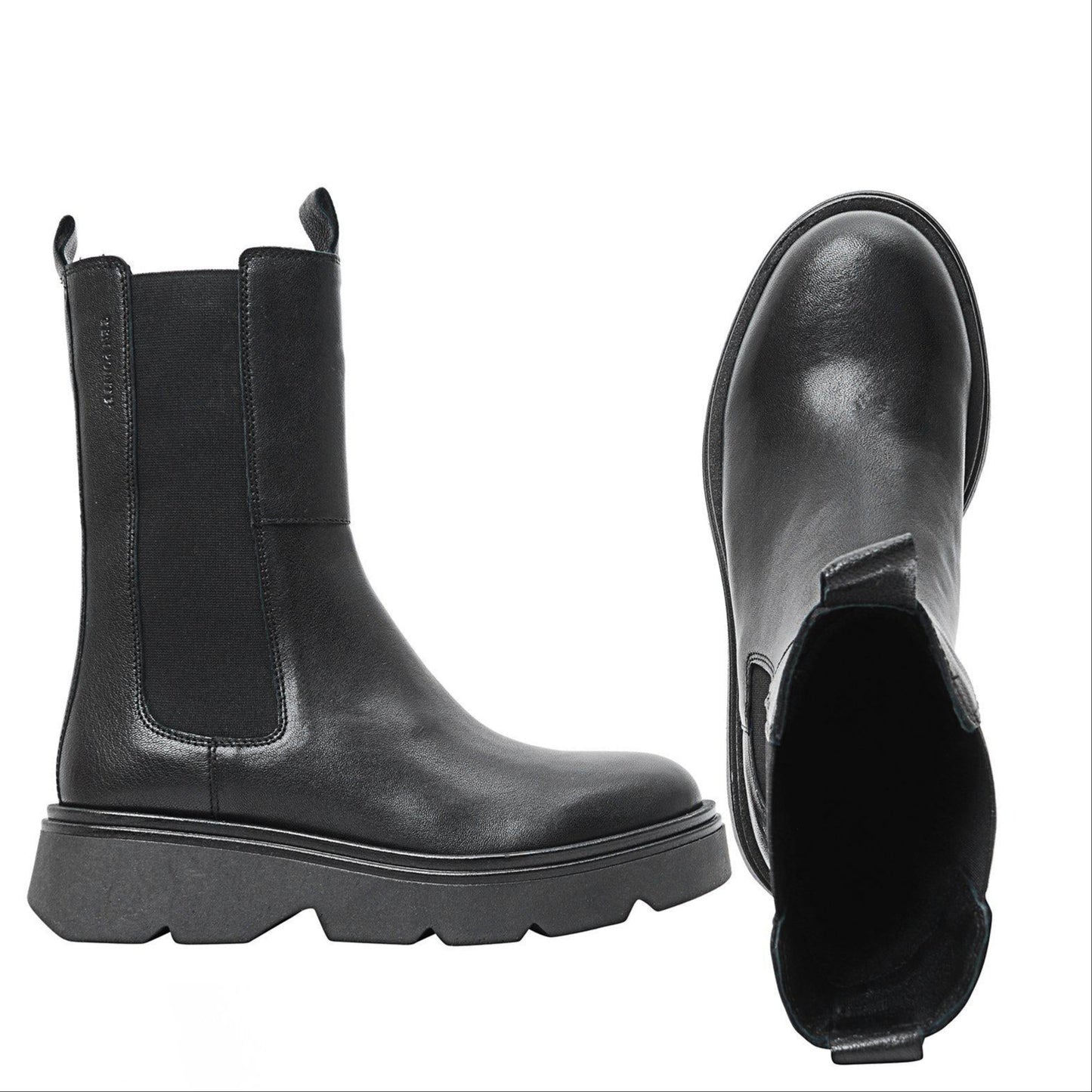 warm gefütterte Leder-Stiefel, Karin
