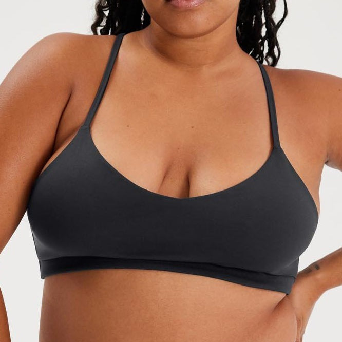 Bralette mit V-Neck aus recykeltem Plastik
