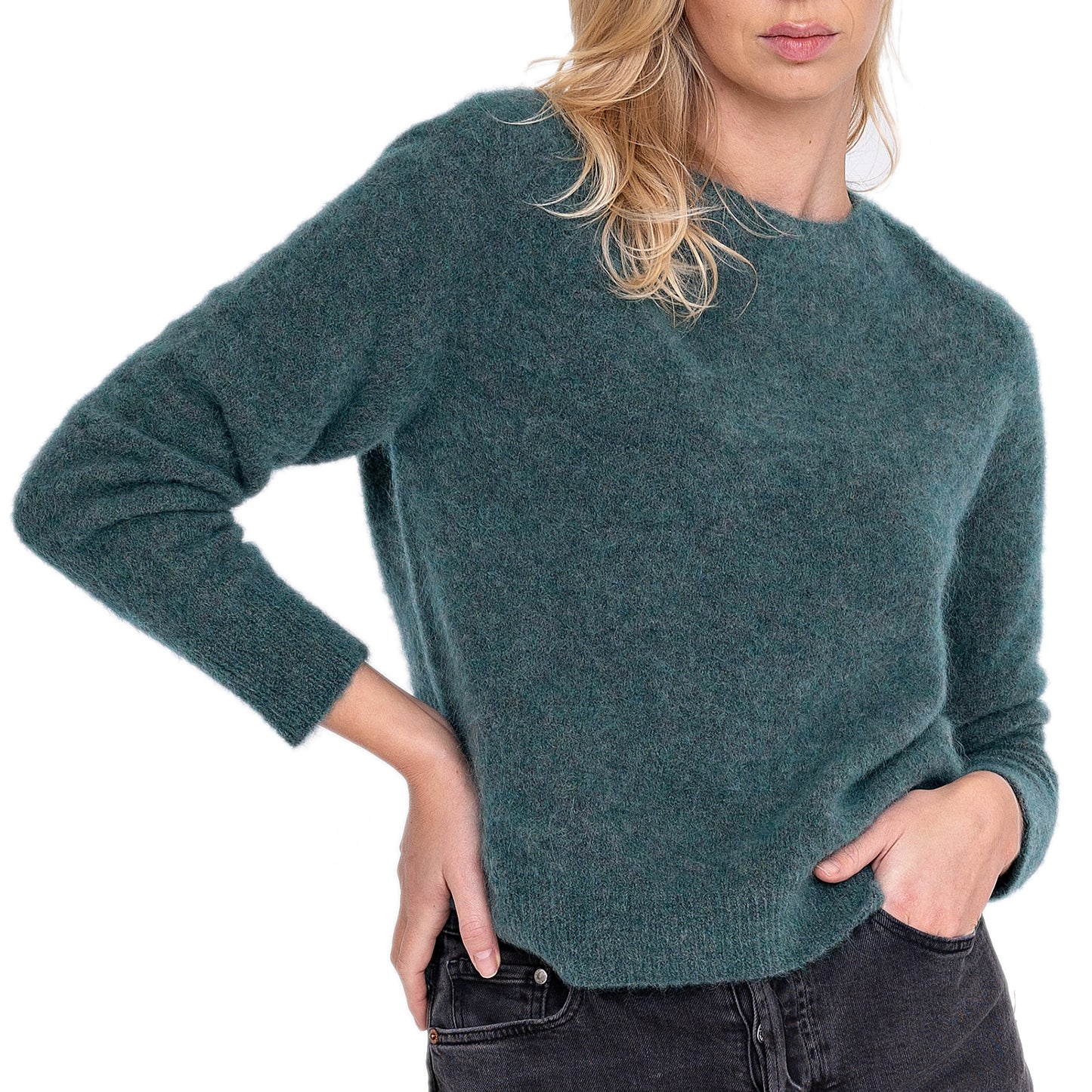 Kuschel-Pullover aus Mohair und Lammwolle