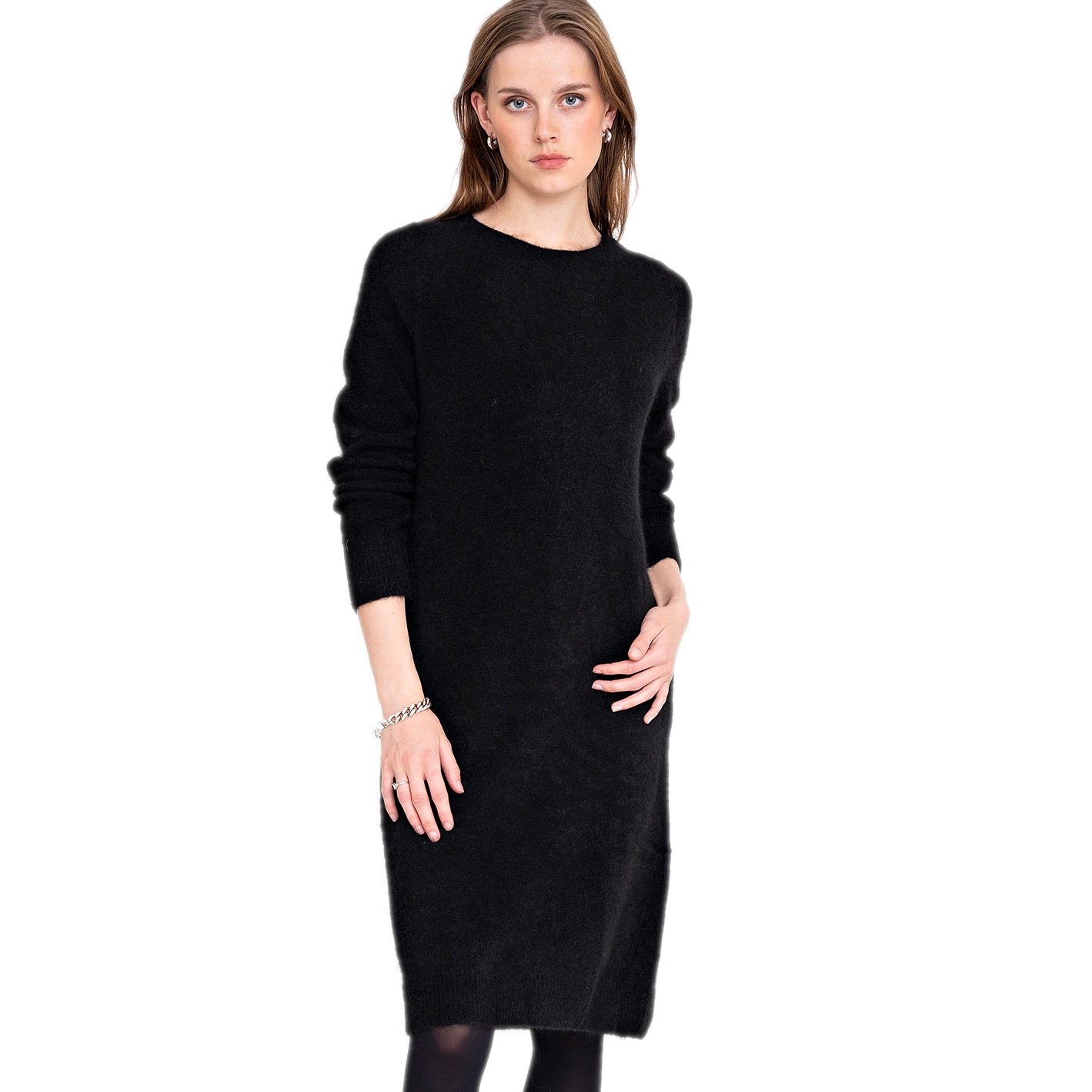 Kuschel-Kleid aus Mohair und Lammwolle