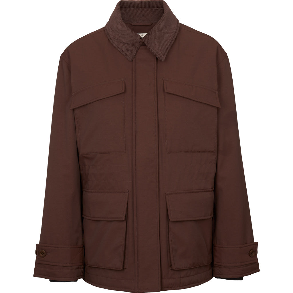 Asani Jacke mit Cordkragen