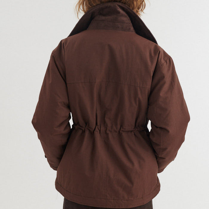 Asani Jacke mit Cordkragen