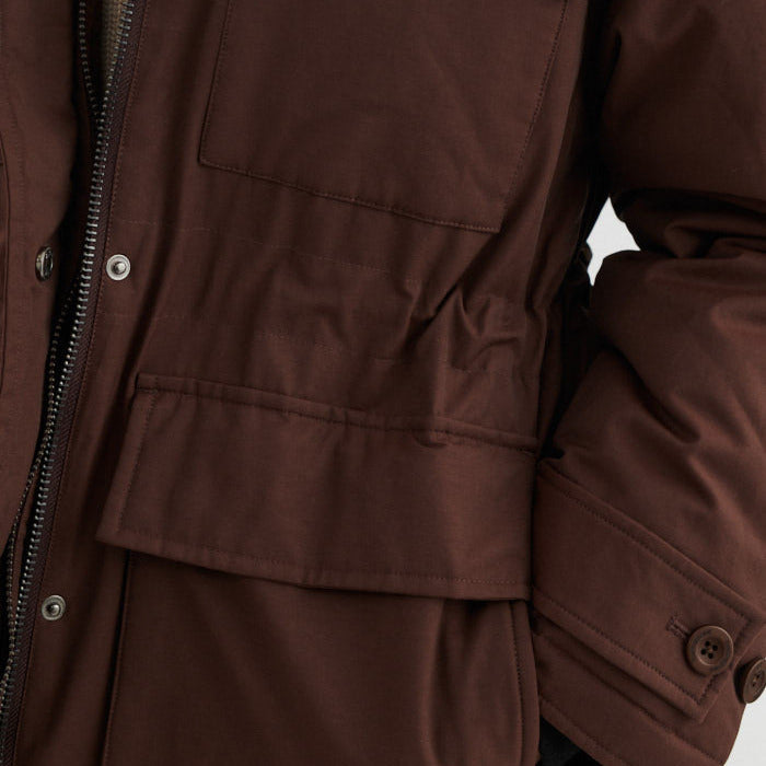 Asani Jacke mit Cordkragen