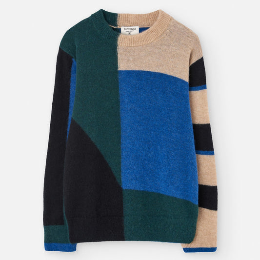 Babol gemusterter Woll-Pullover