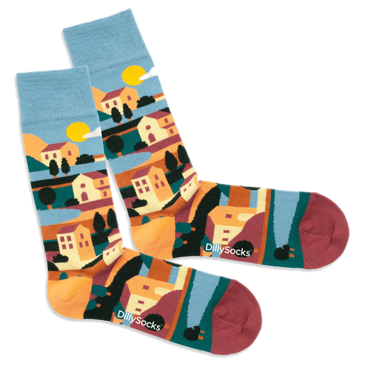 Landschafts-Socken