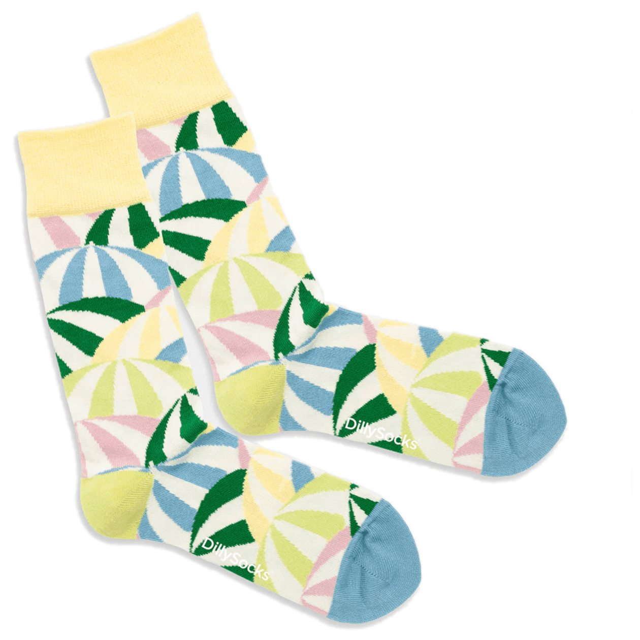 Socken mit Regenschirmmuster