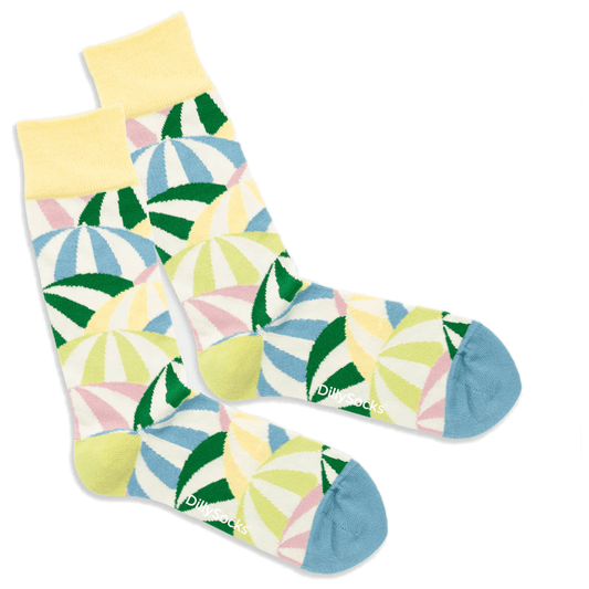 Socken mit Regenschirmmuster