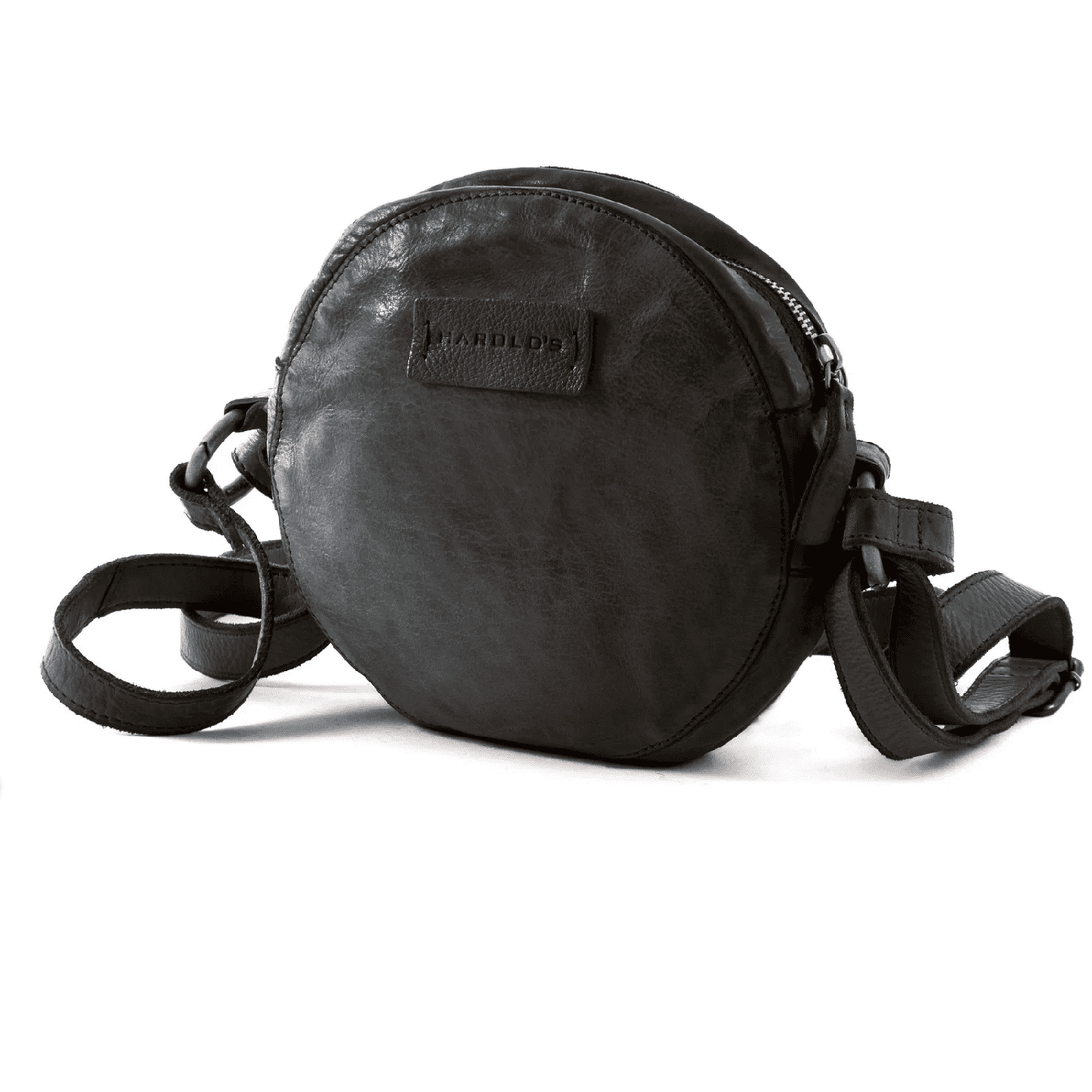 Circle Tasche aus gewaschenem Leder