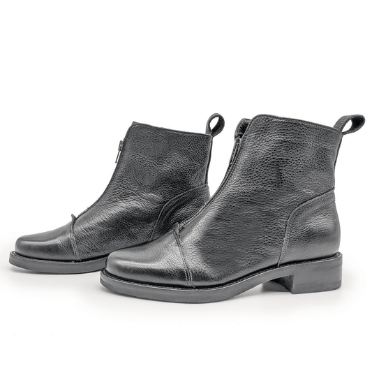 Manul Zipper-Boots aus Bio Leder