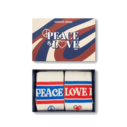Geschenkbox Love & Peace Socken