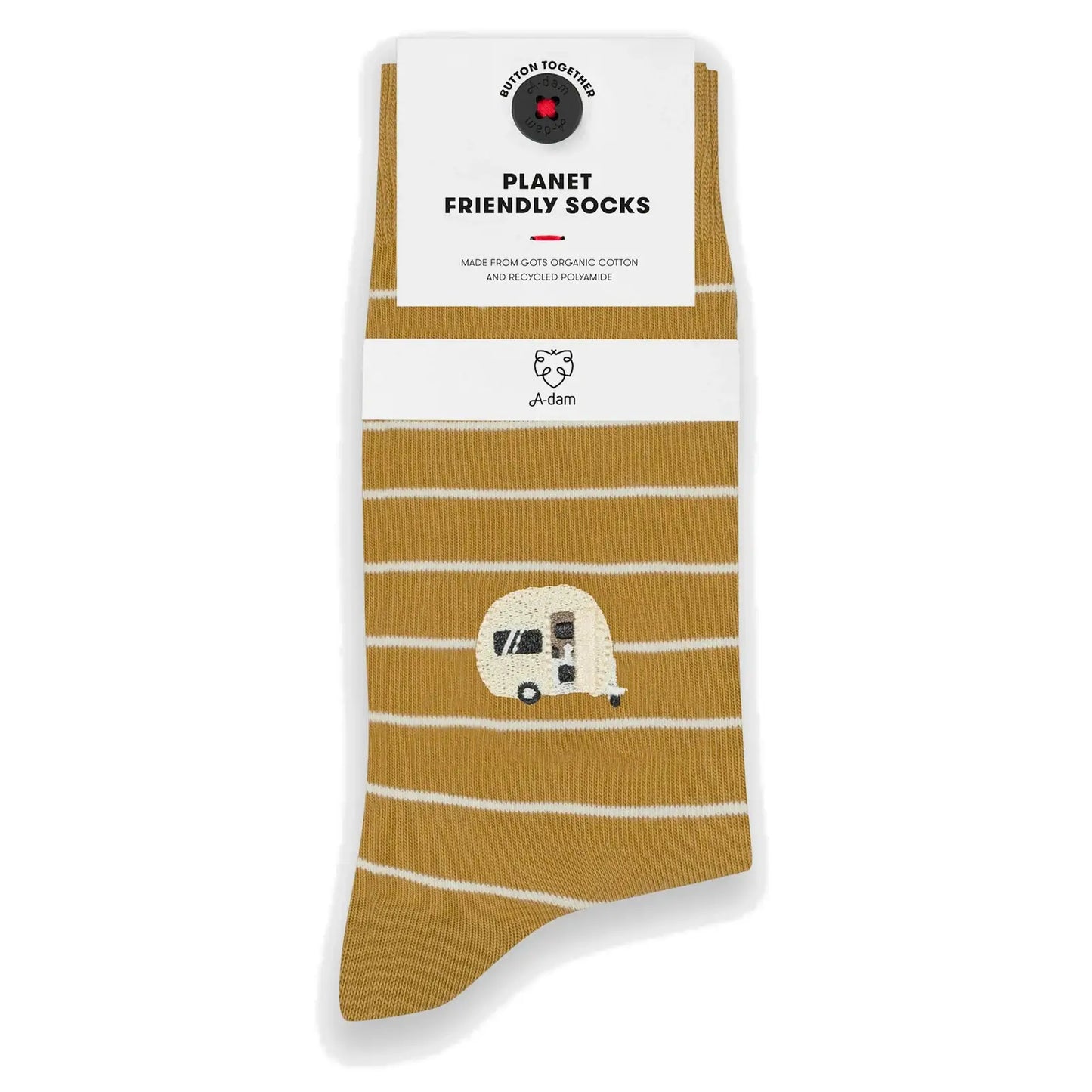 Socken mit Stickerei