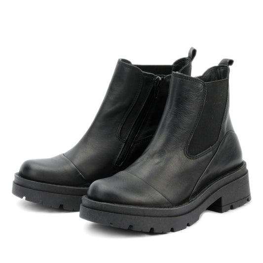 Edda Boots aus Leder