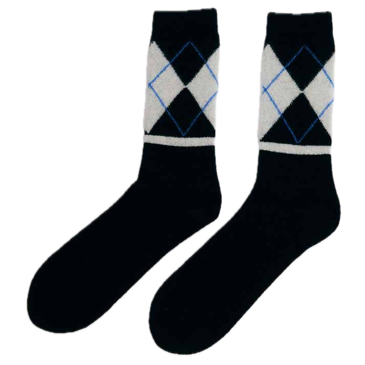 Argyle Wollsocken