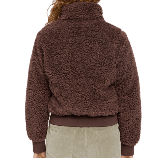 Kuscheljacke aus recykeltem Plastik