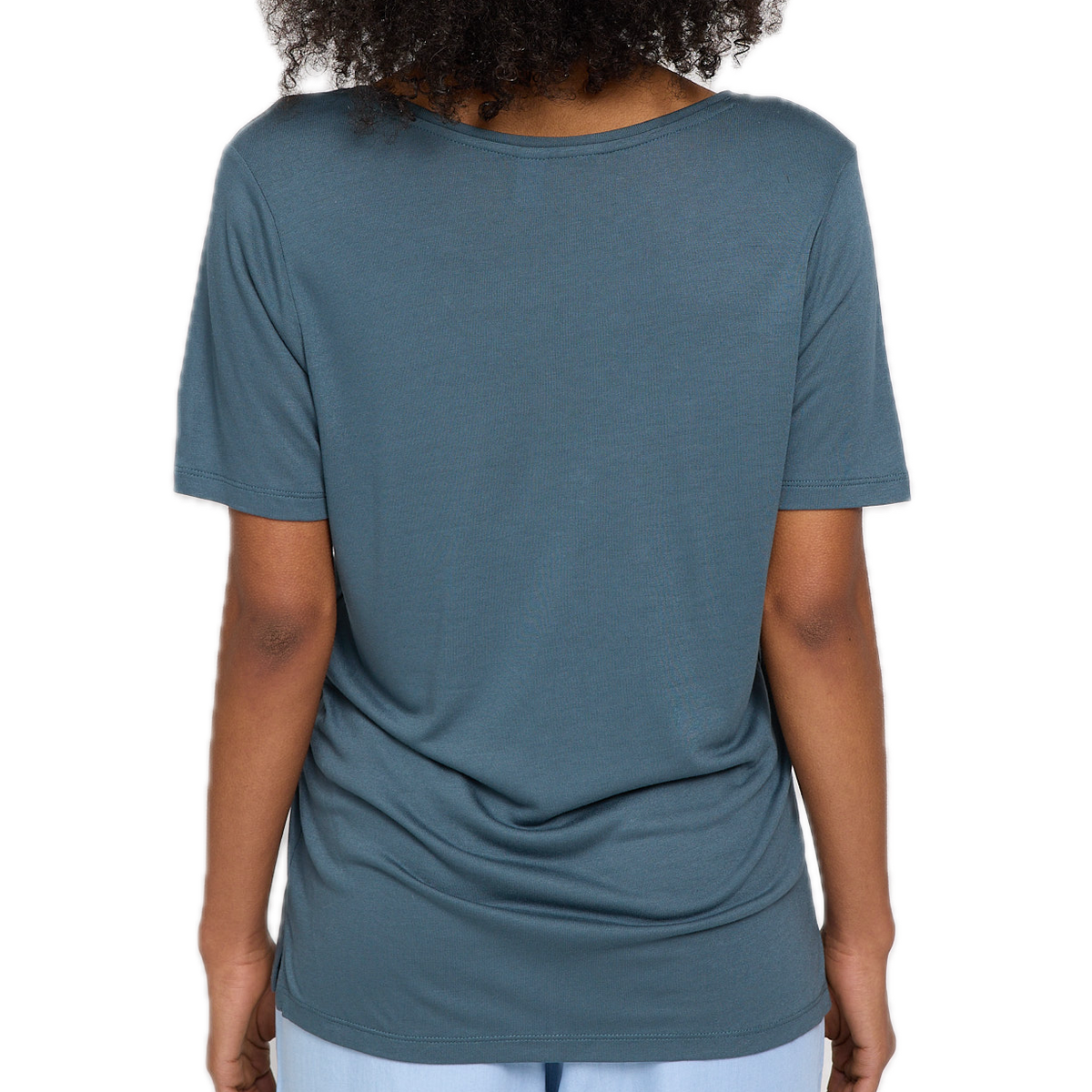 V-Neck-Shirt aus Ecovero