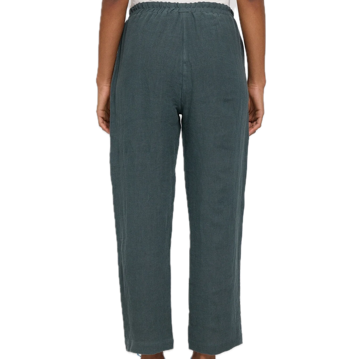 gerade Leinen-Hosen