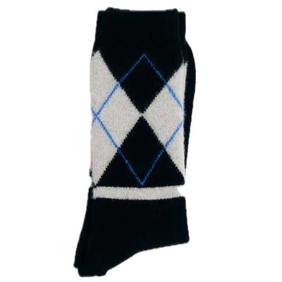Argyle Wollsocken