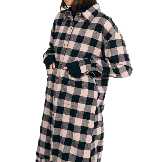Seia Hemdblusenkleid aus Bio-Baumwolle