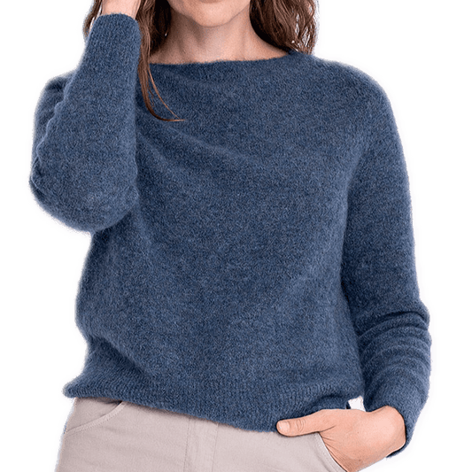 Kuschel-Pullover aus Mohair und Lammwolle