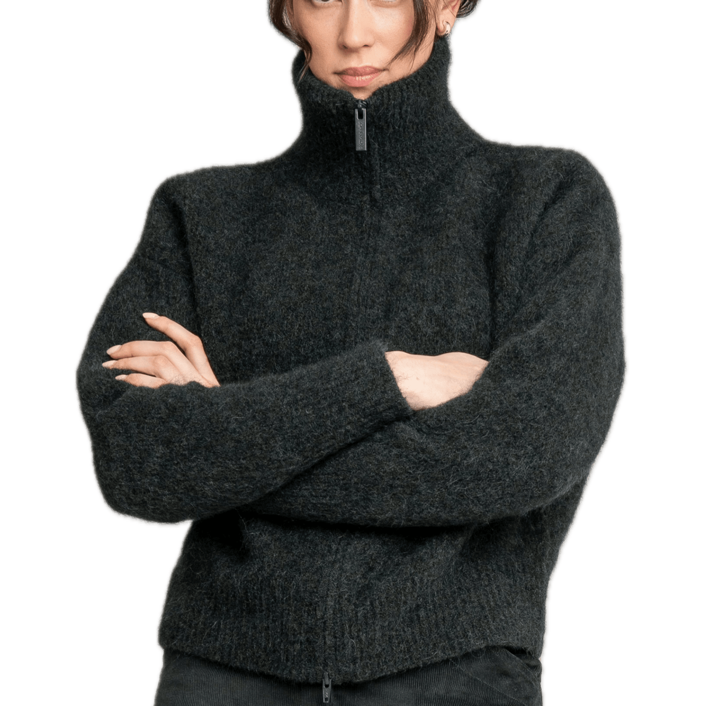 Kuschel-Cardigan aus Mohair und Lammwolle