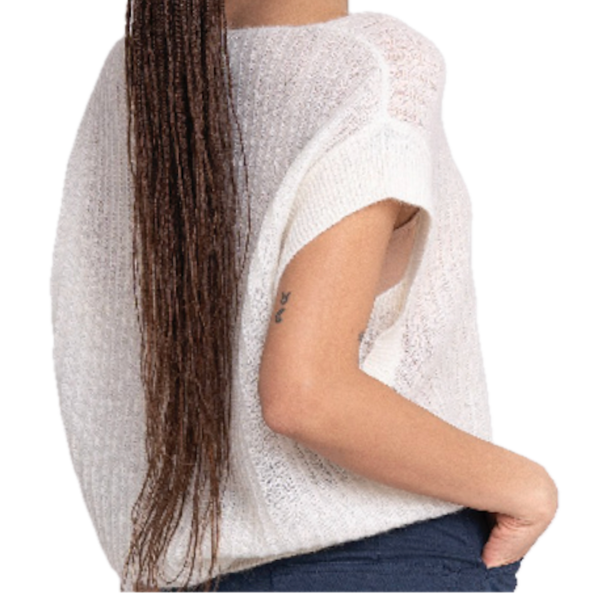 Stricktop Rachel aus Mohair und Alpaka