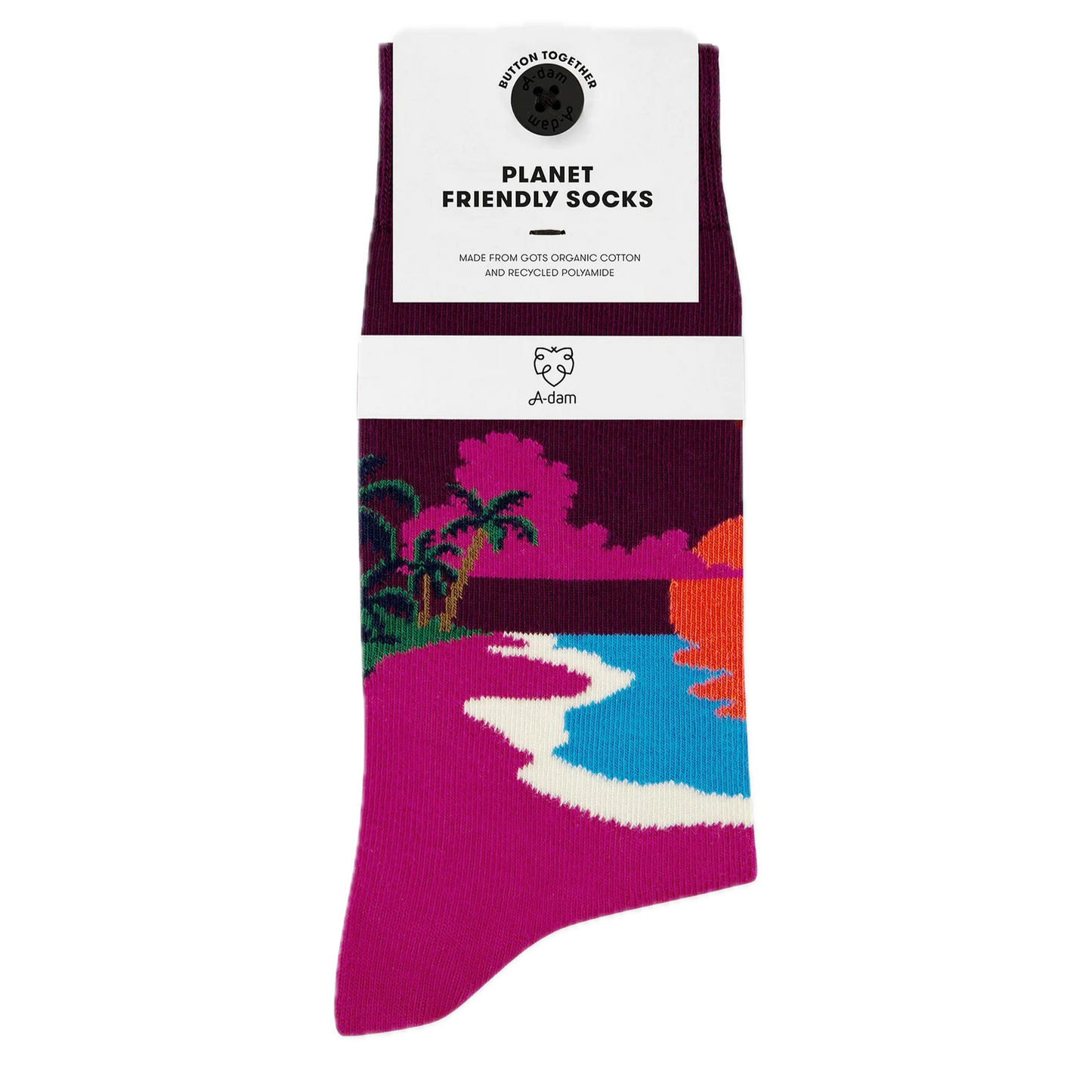 Socken mit eingestrickten Motiven