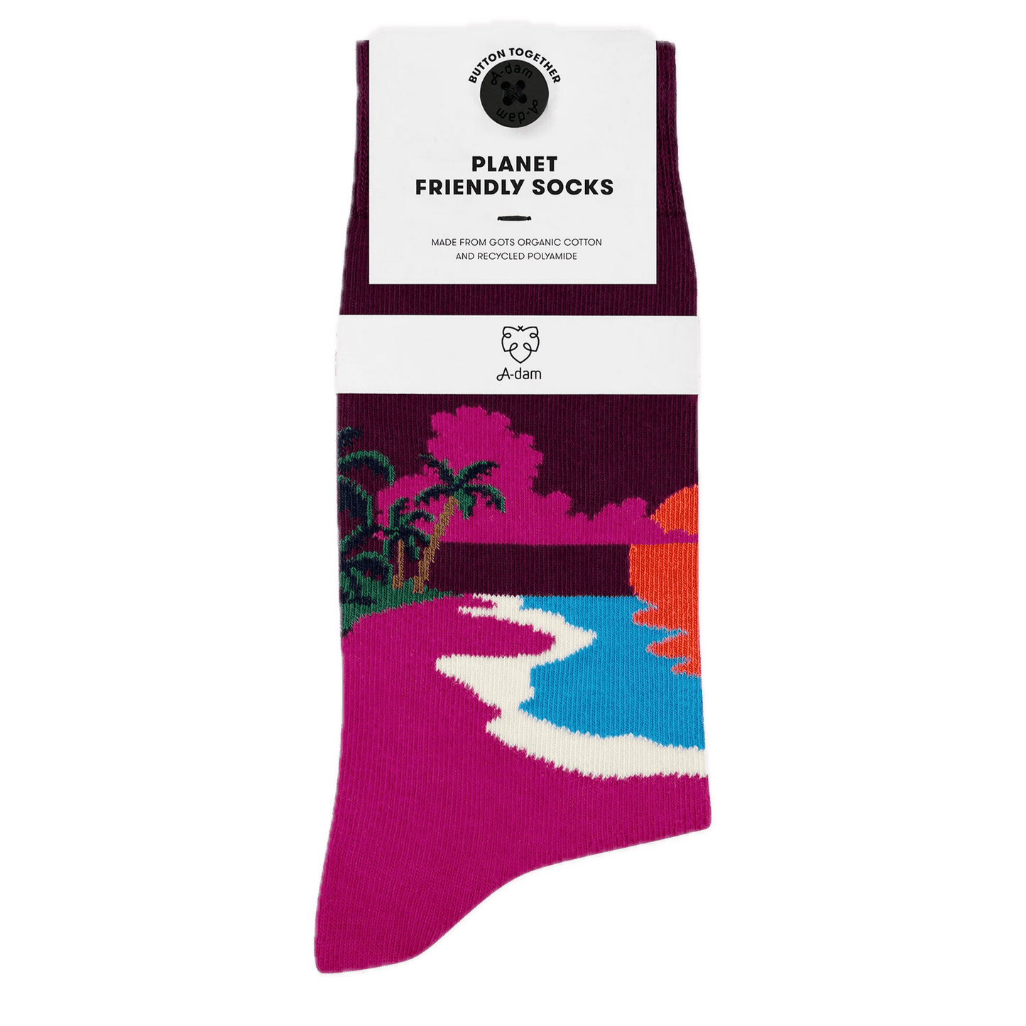 Socken mit eingestrickten Motiven