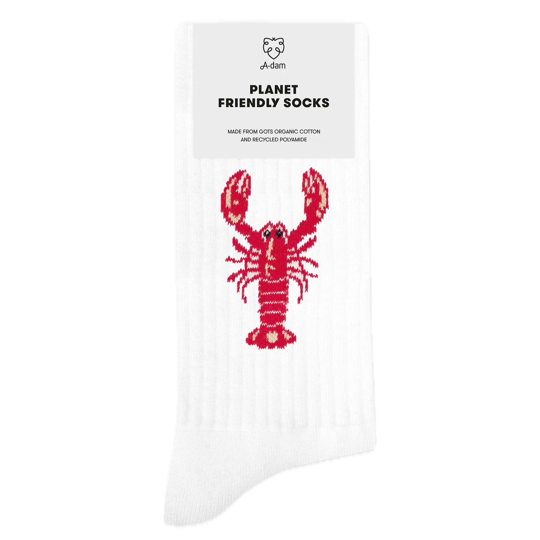 Sportsocken mit eingestrickten Motiven