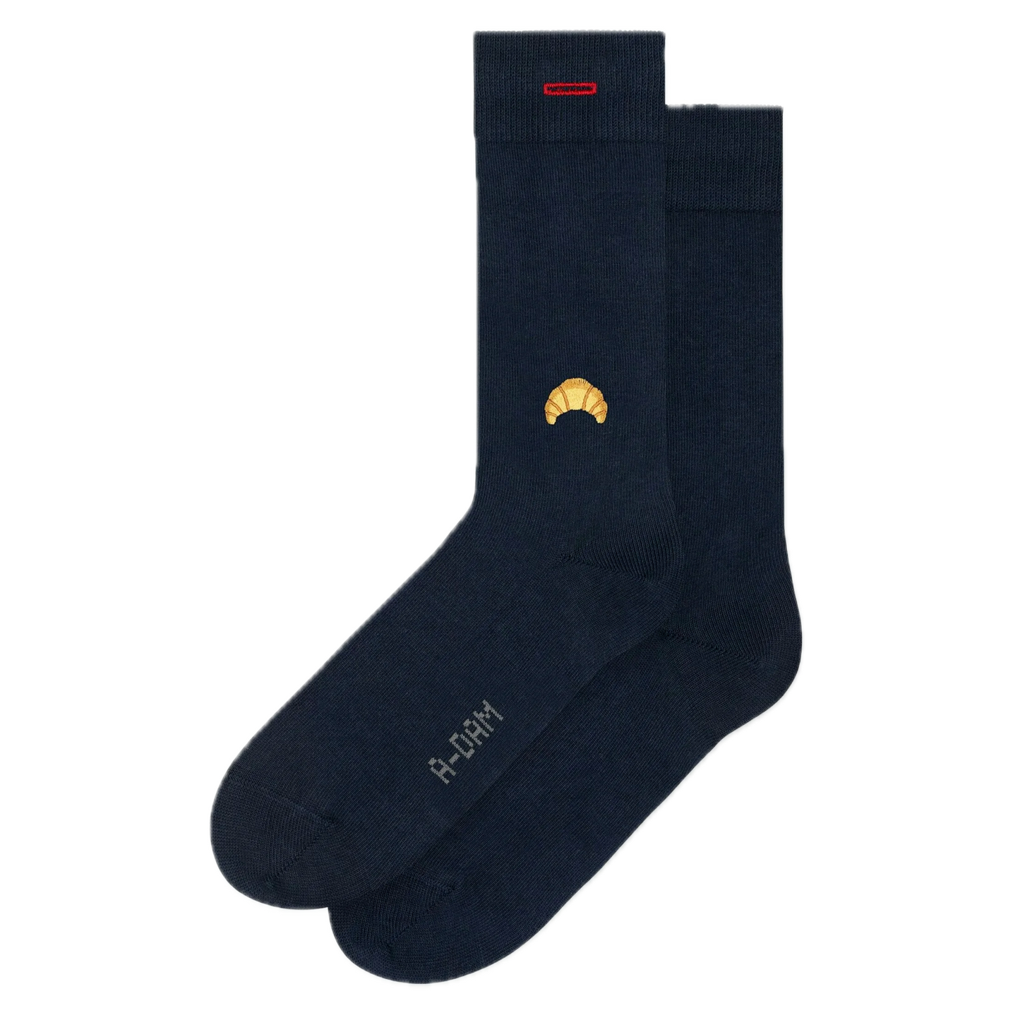 Socken mit Stickerei