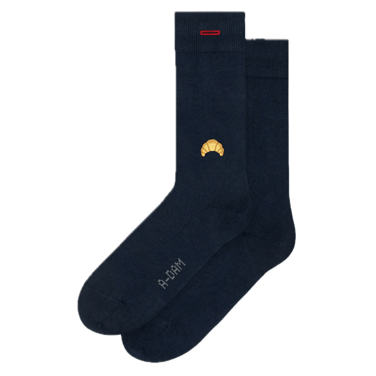 Socken mit Stickerei