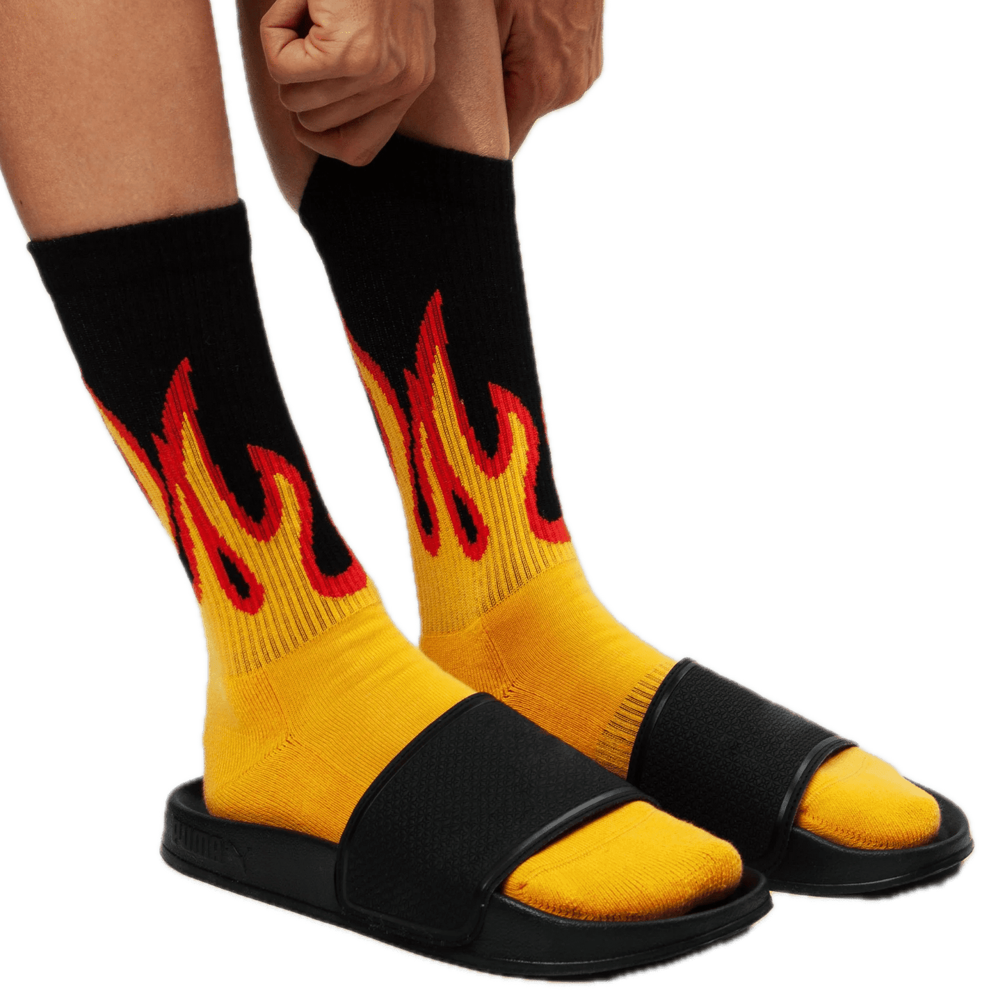 Socks with fire