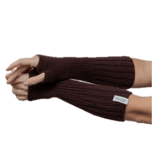 Halbhandschuhe aus recyceltem Kaschmir