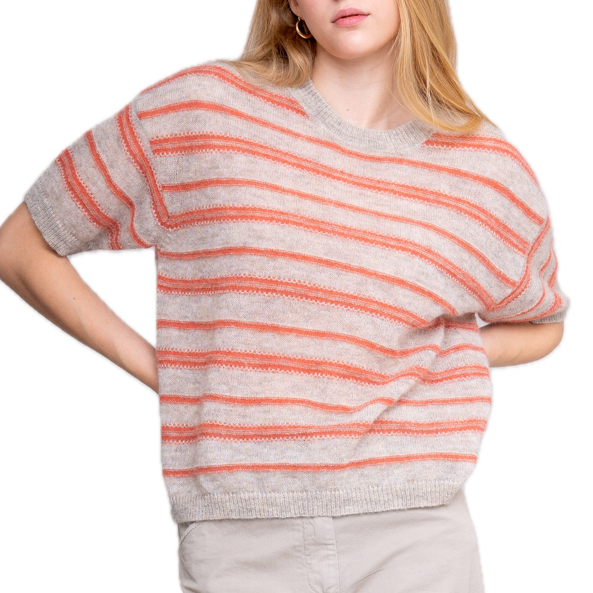 Stricktop Lexie aus Mohair und Alpaka