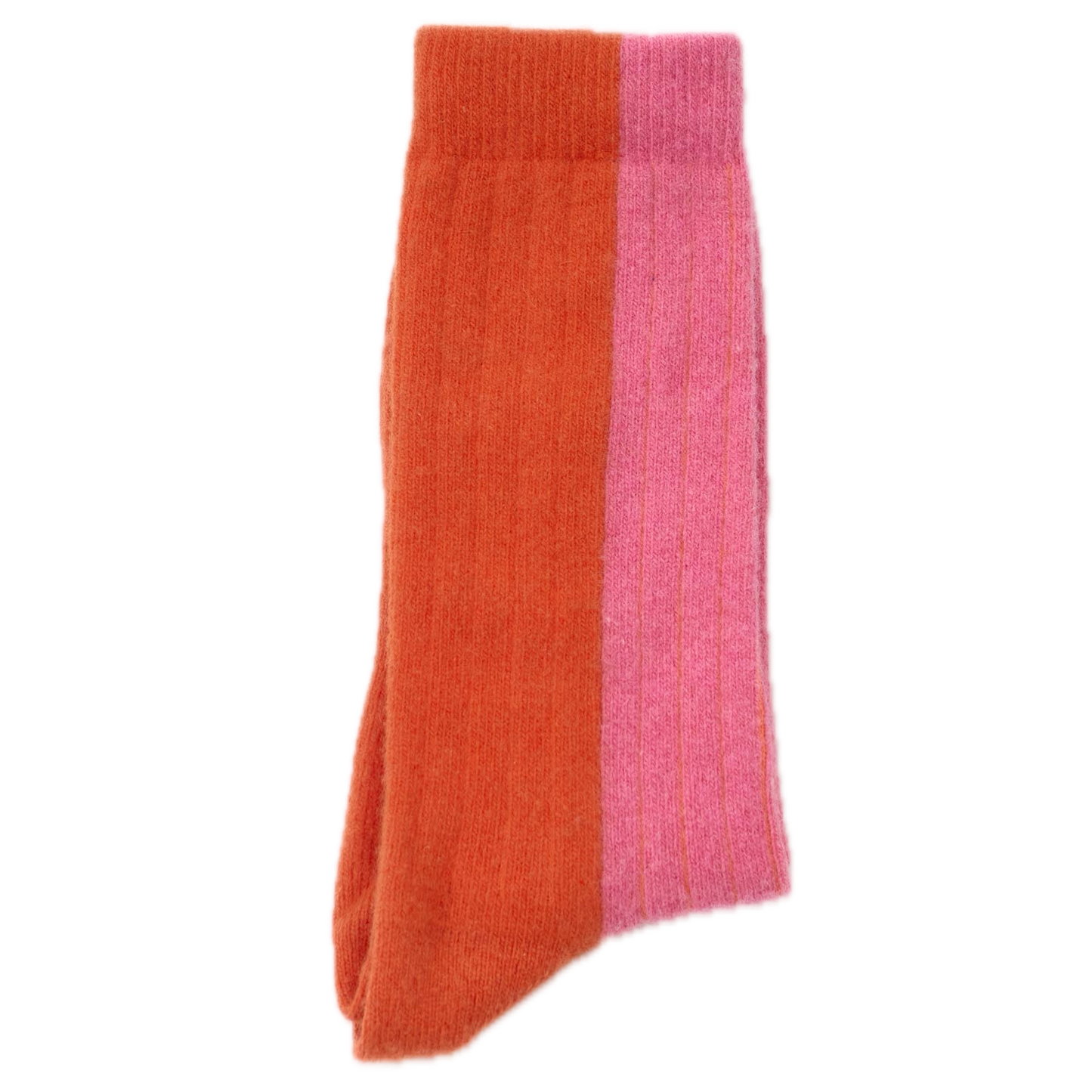 Bicolor Wollsocken