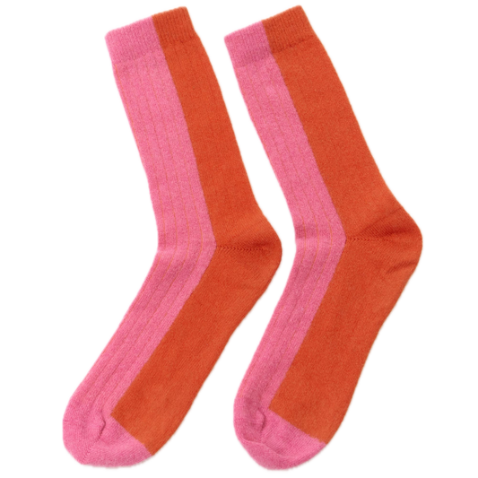 Bicolor Wollsocken