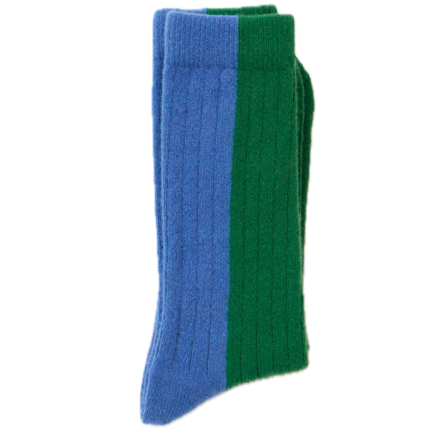 Bicolor Wollsocken