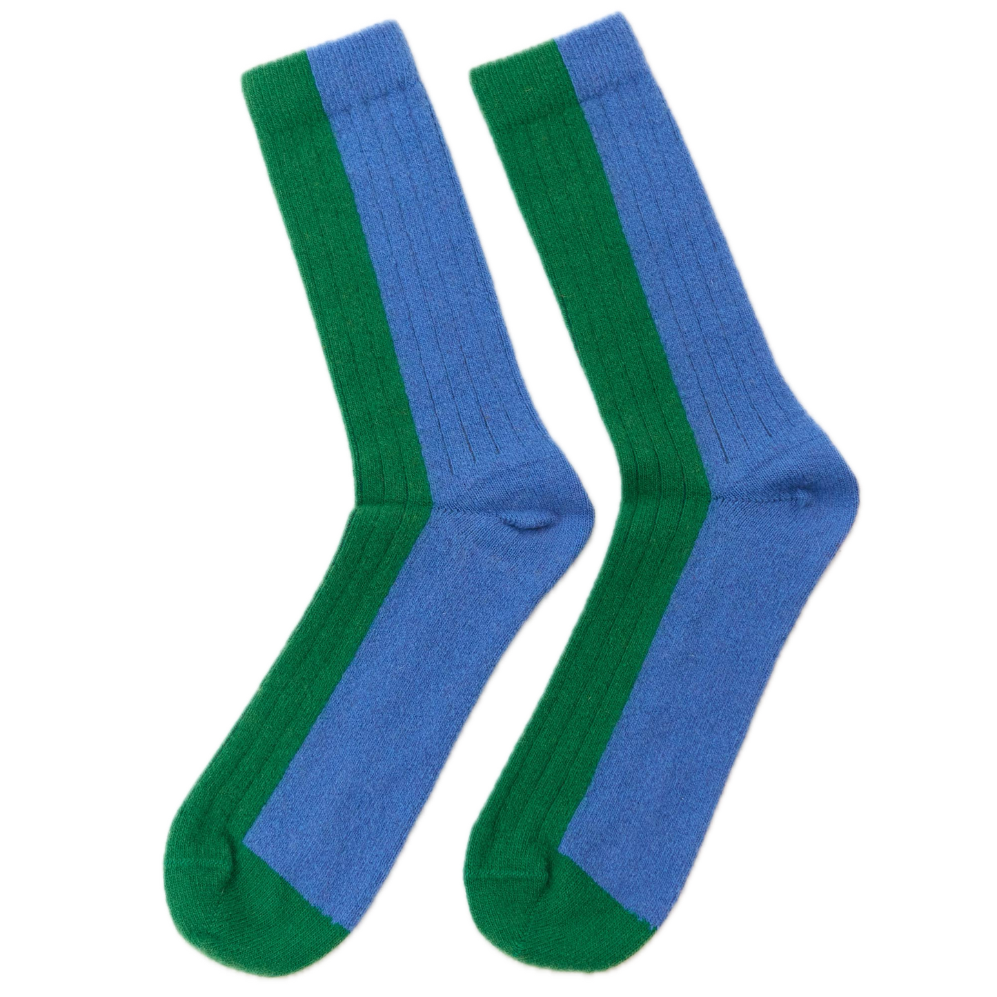 Bicolor Wollsocken