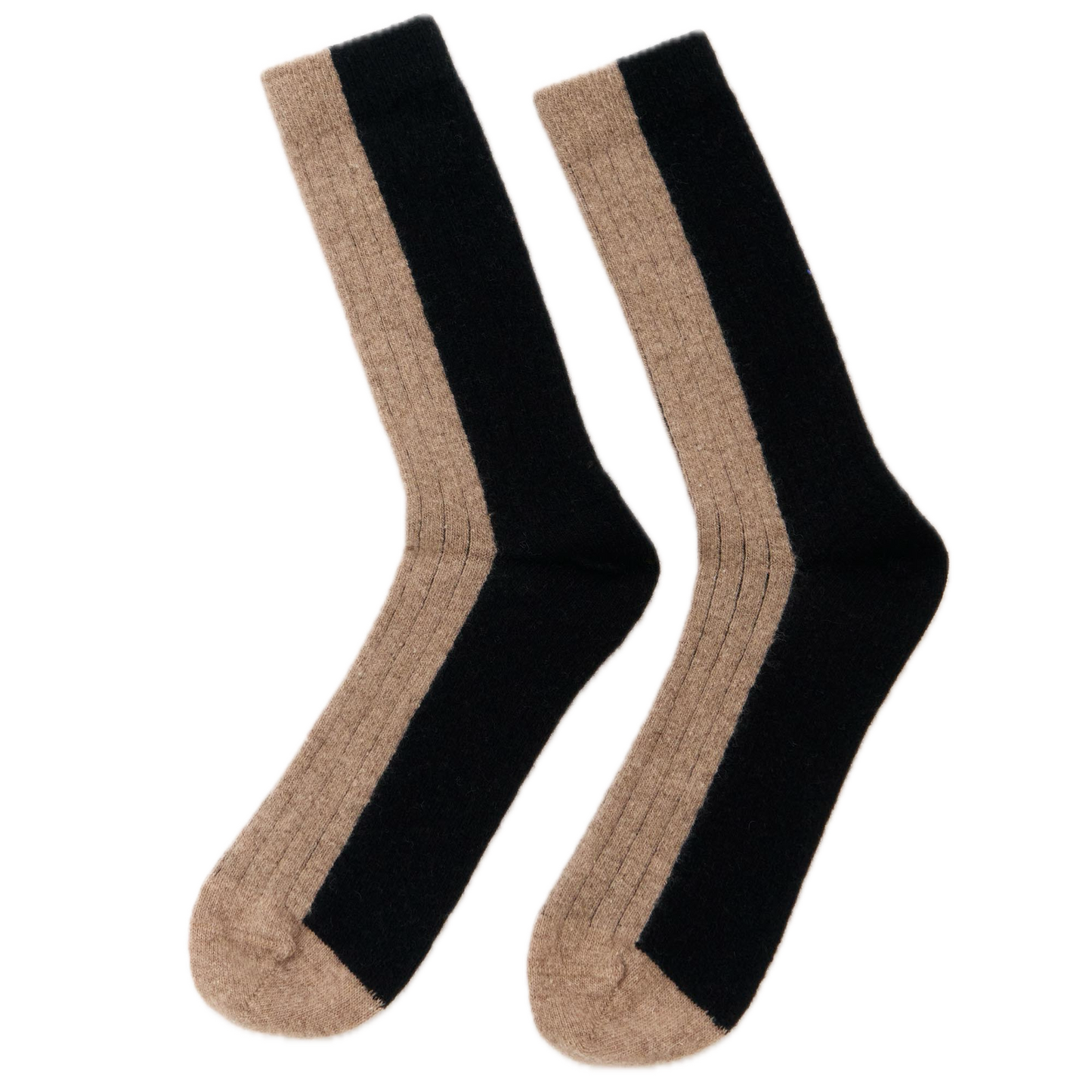 Bicolor Wollsocken