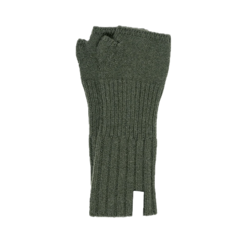 Halbhandschuhe aus recyceltem Kaschmir